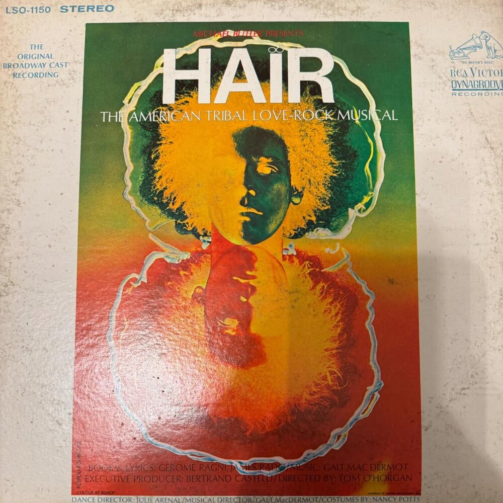 **Vintage "Hair" Album with Jacket**